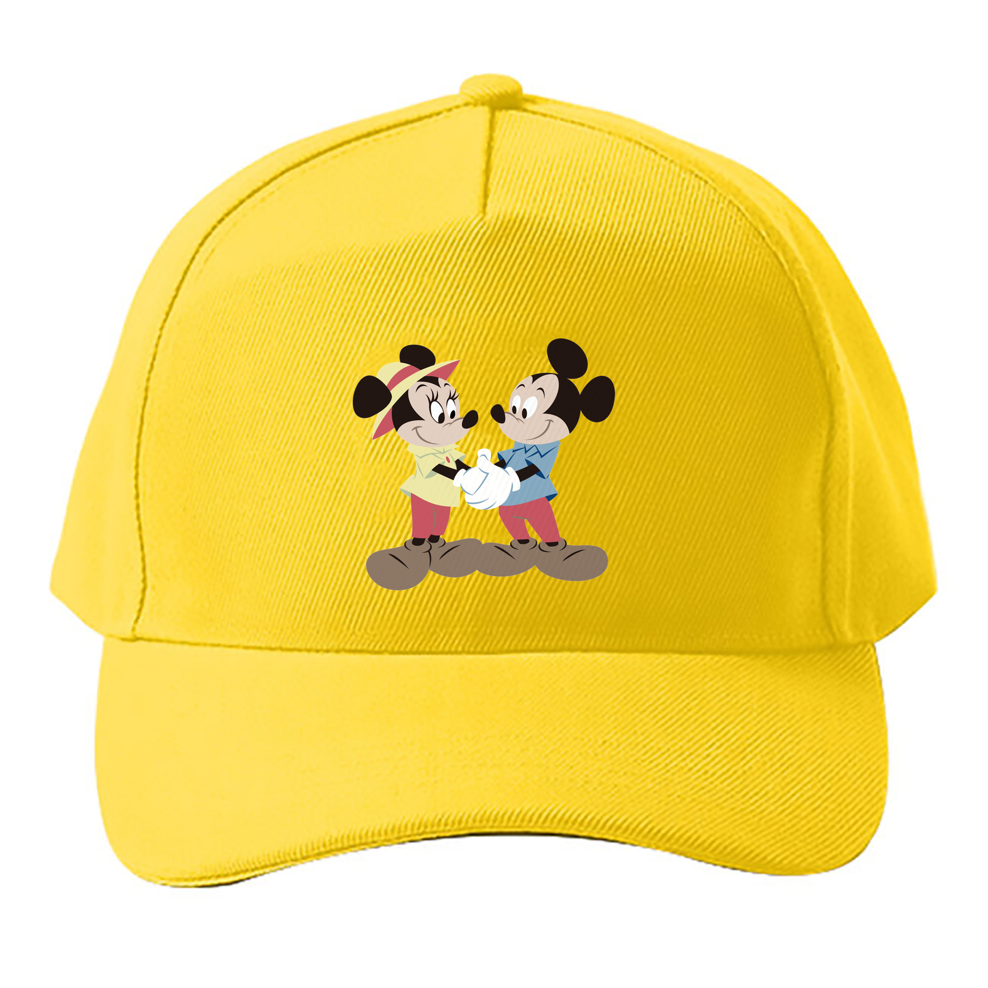 （画像用） ミッキーマウス Mickey Mouse ベースボールキャップ 綿100％ 男女兼用 帽子 スポーツ